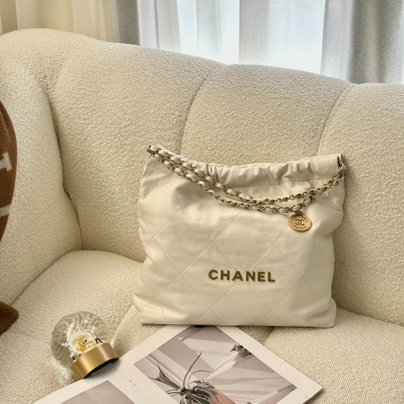CHANEL 22 Bag - 中號白金-0