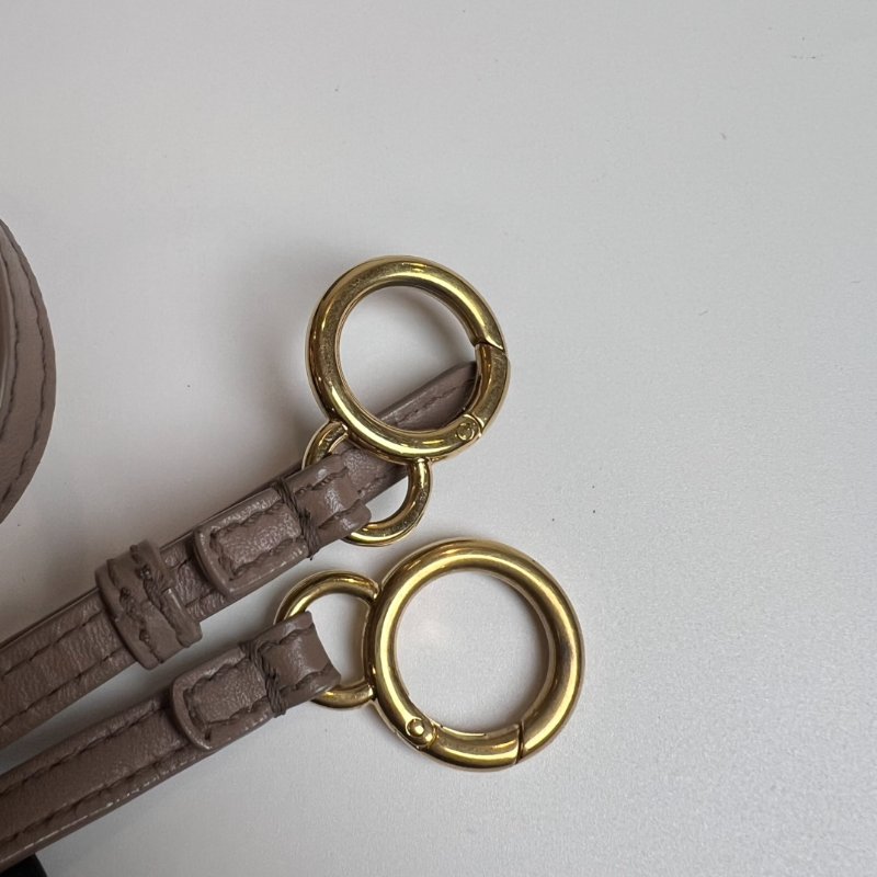 FENDI 8BN244 藕色金釦PEEKABOO MINI-11