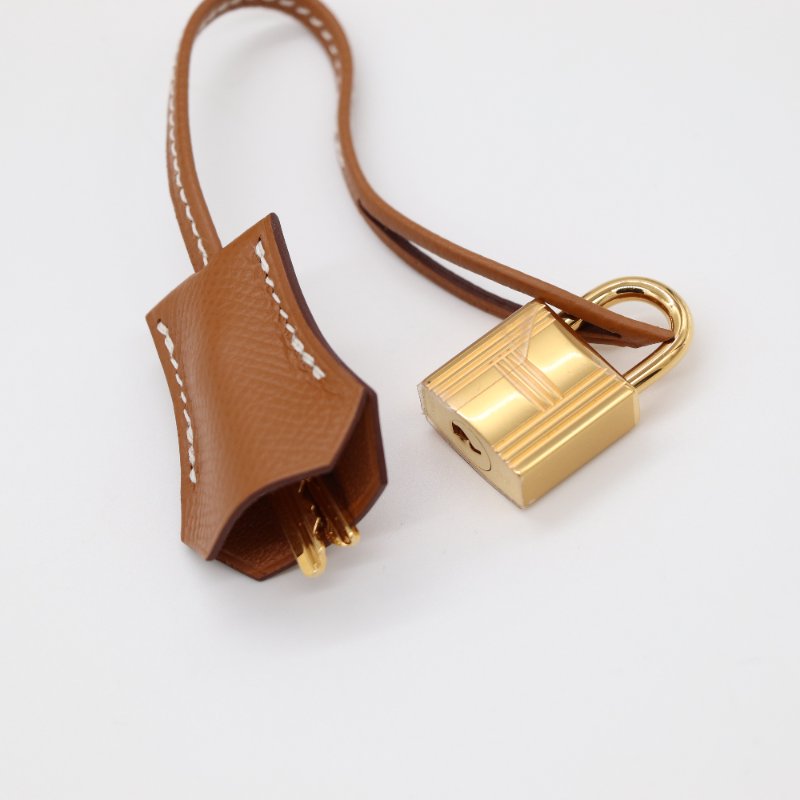 【金剛色♥️台灣購證配件齊】Hermès 愛馬仕 Kelly25 K25 Epsom 牛皮 金棕色 手提包 斜挎包 Z 刻-21