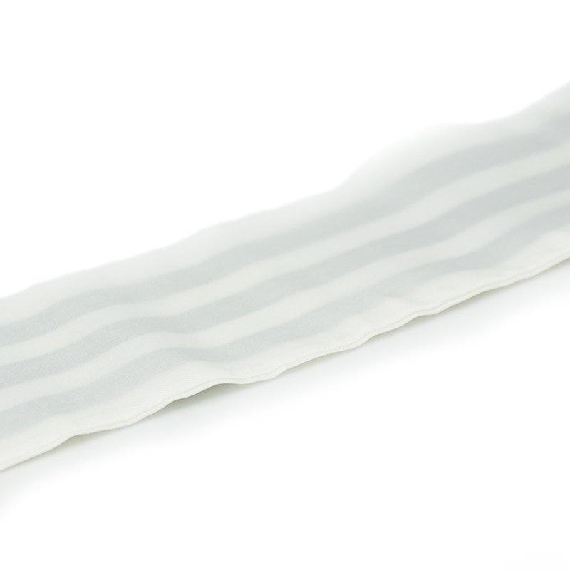 Gucci X Adidas 聯名款 展示品 直條紋Twilly絲巾(703568-白)-5