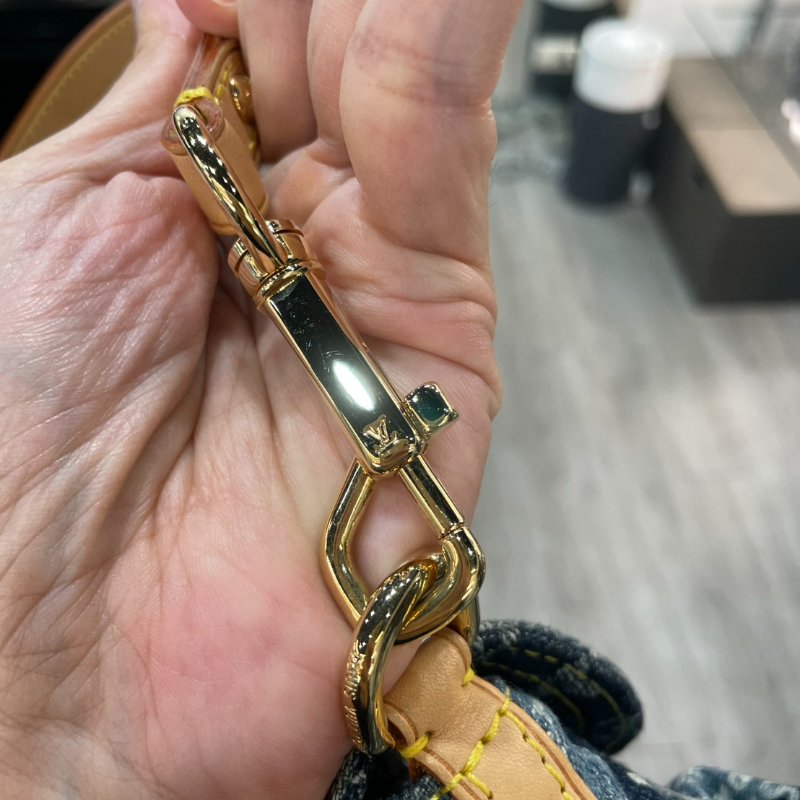 LV 手提包/肩背包/腋下包 丹寧牛仔 M95333 9成新-13