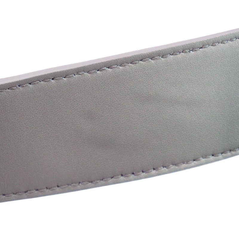 Dior 展示品 Lady Dior 籐格紋羊皮手提斜背黛妃包(灰)-6