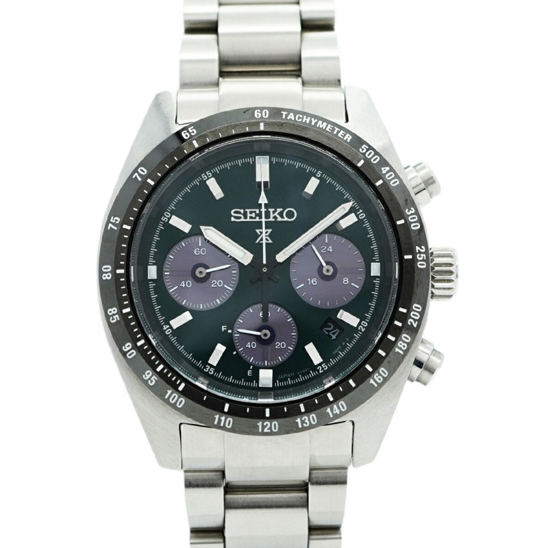 精工 Prospex V192-0AF0 SBDL107 綠色錶盤男士腕錶-0