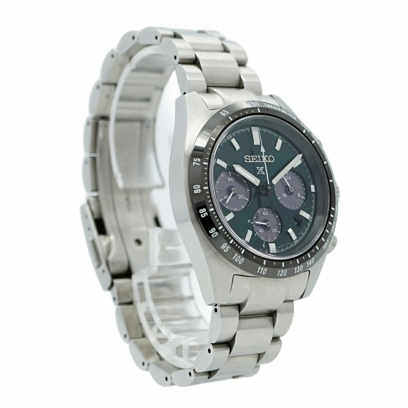 精工 Prospex V192-0AF0 SBDL107 綠色錶盤男士腕錶-3