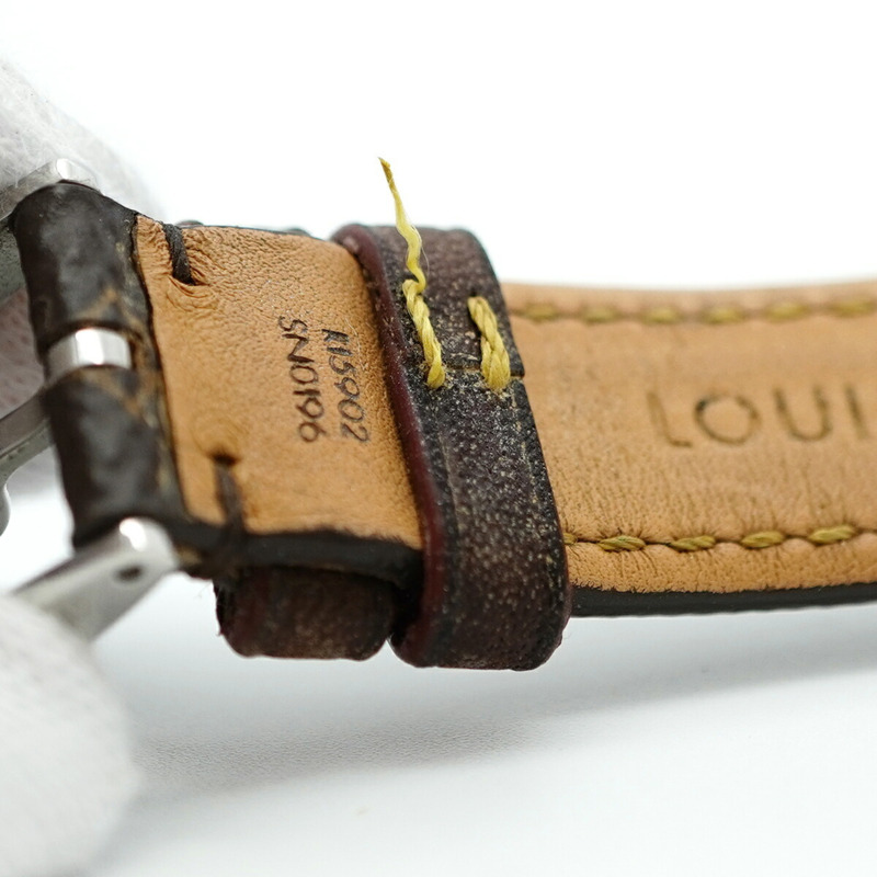 路易威登 Tambour Q12MG 銀色錶盤女士腕錶-6