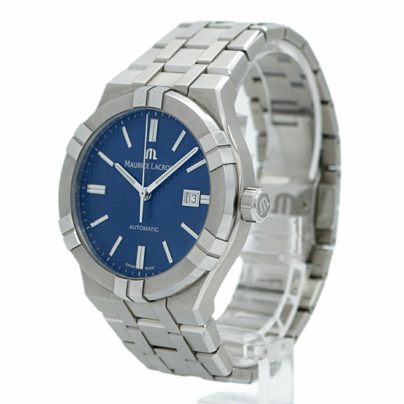 Maurice Lacroix Aicon AI6008-SS002-430-1 海軍藍錶盤男士腕錶-2