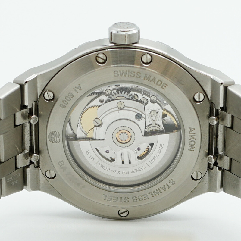 Maurice Lacroix Aicon AI6008-SS002-430-1 海軍藍錶盤男士腕錶-5