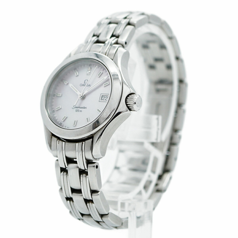 歐米茄海馬系列 2581.64 粉紅錶盤女錶-1