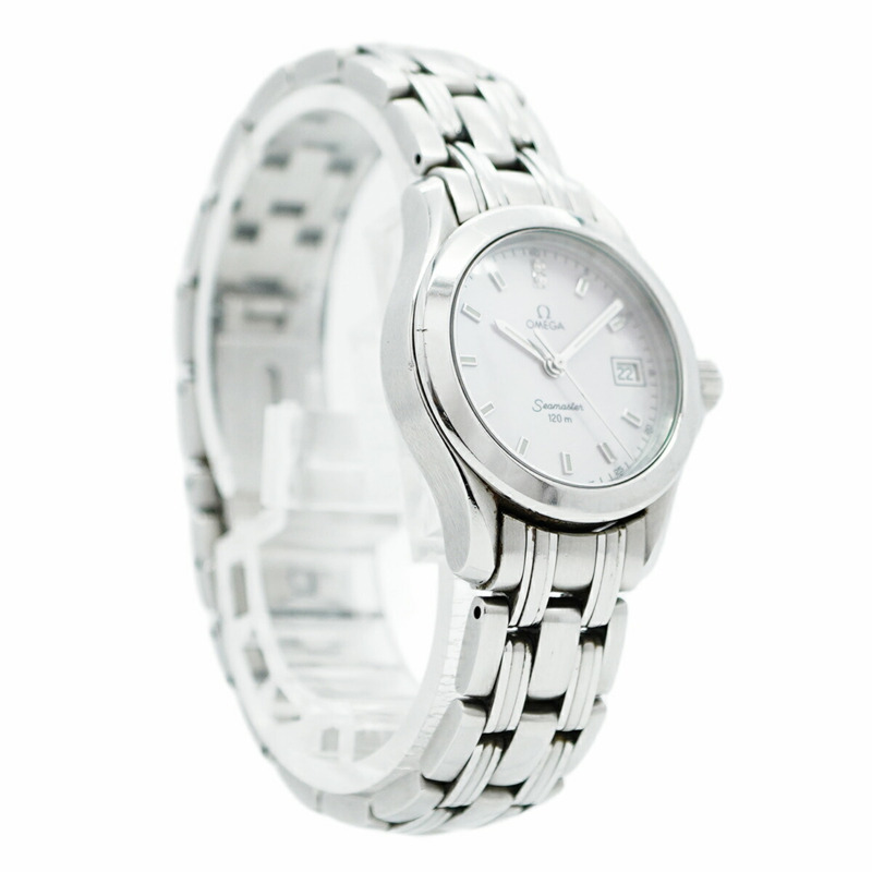 歐米茄海馬系列 2581.64 粉紅錶盤女錶-2