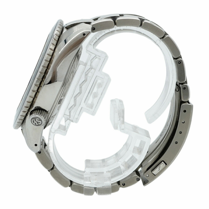 精工 Grand 9R66-0AF0 SBGE215 黑色錶盤男士腕錶-8