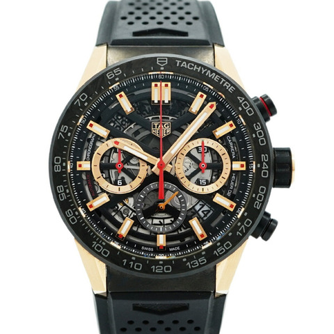 TAG Heuer Carrera CBG2052 鏤空錶盤男士腕錶