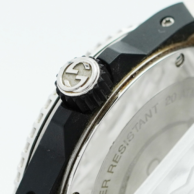 Gucci Dive 136.3 黑色錶盤男士腕錶-10