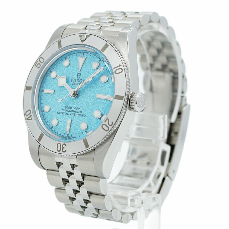 帝舵碧灣79000藍色錶盤男士腕錶-2