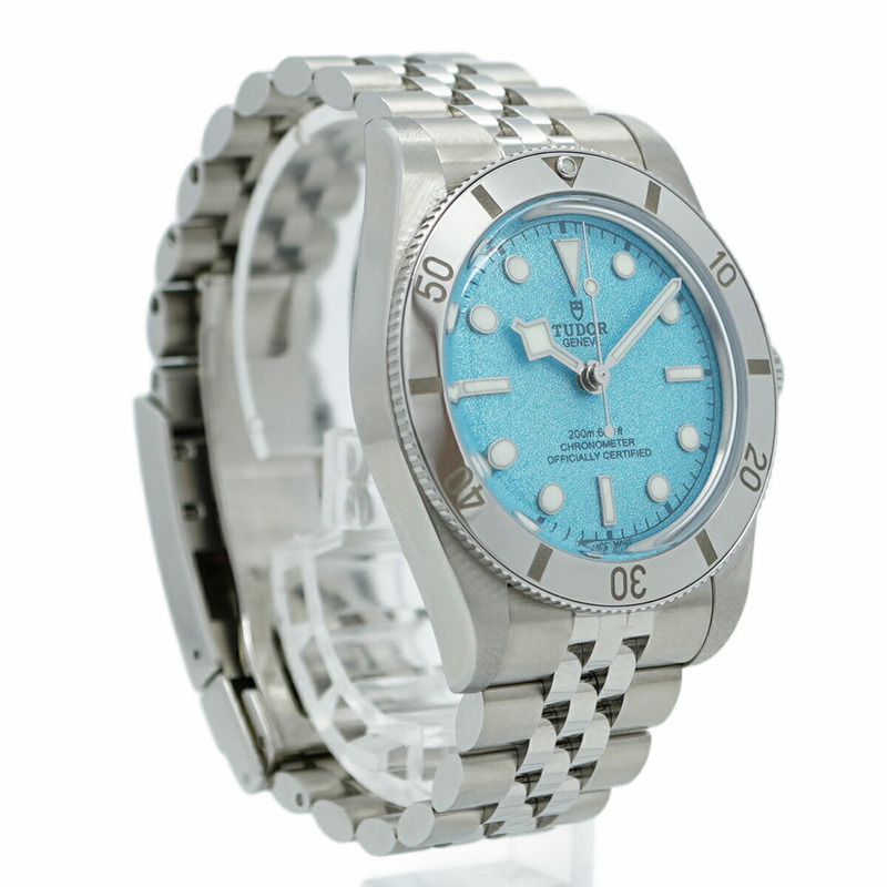 帝舵碧灣79000藍色錶盤男士腕錶-3