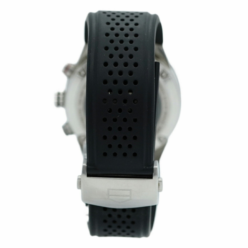 TAG Heuer 豪雅卡萊拉 Calibre 01 CAR201Z 黑色錶盤男士腕錶-6