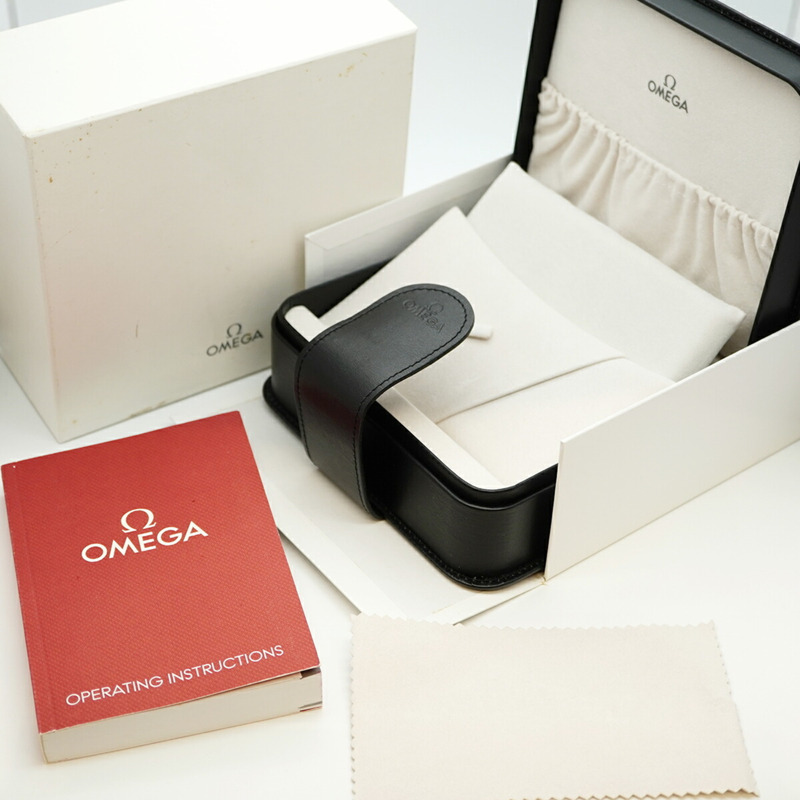 歐米茄海馬系列 2551.80 海軍藍錶盤男士腕錶-1