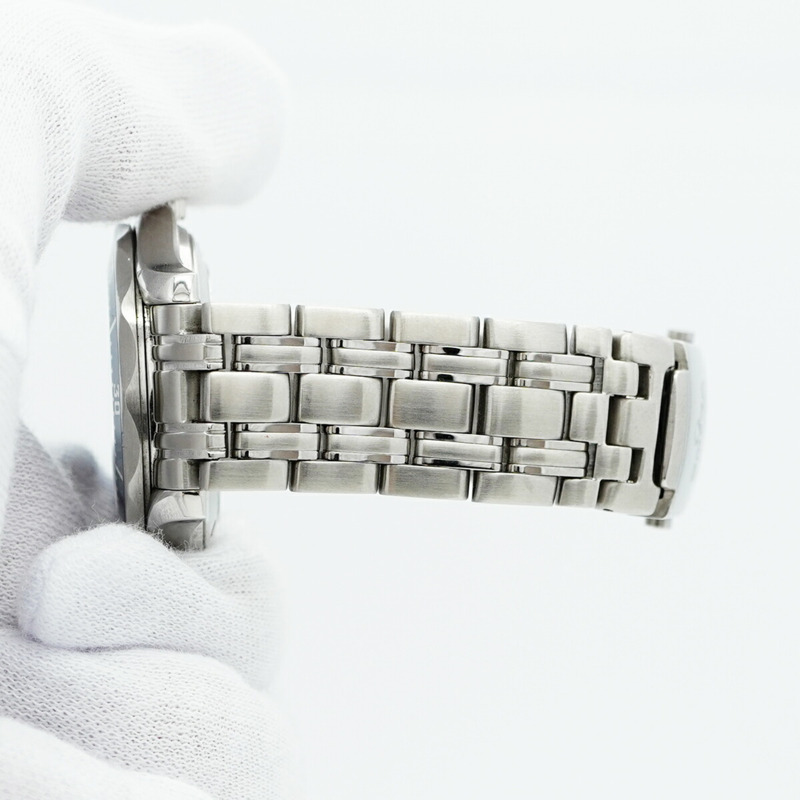 歐米茄海馬系列 2551.80 海軍藍錶盤男士腕錶-6