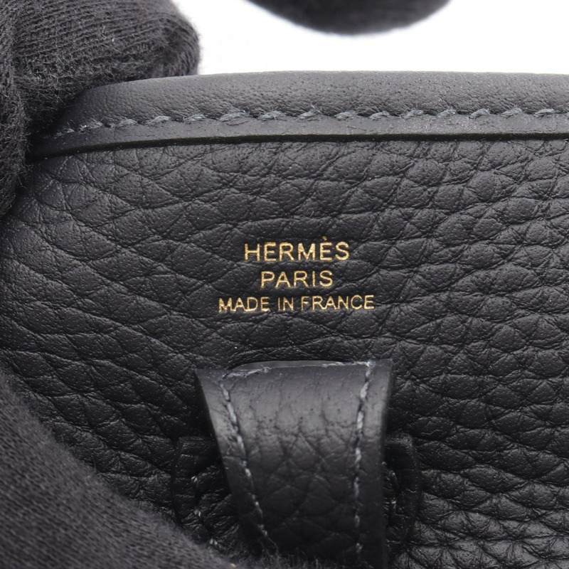 愛馬仕 Hermès Evelyn TPM Amazon 單肩包，Taurillon Clemence 皮革，黑色-3