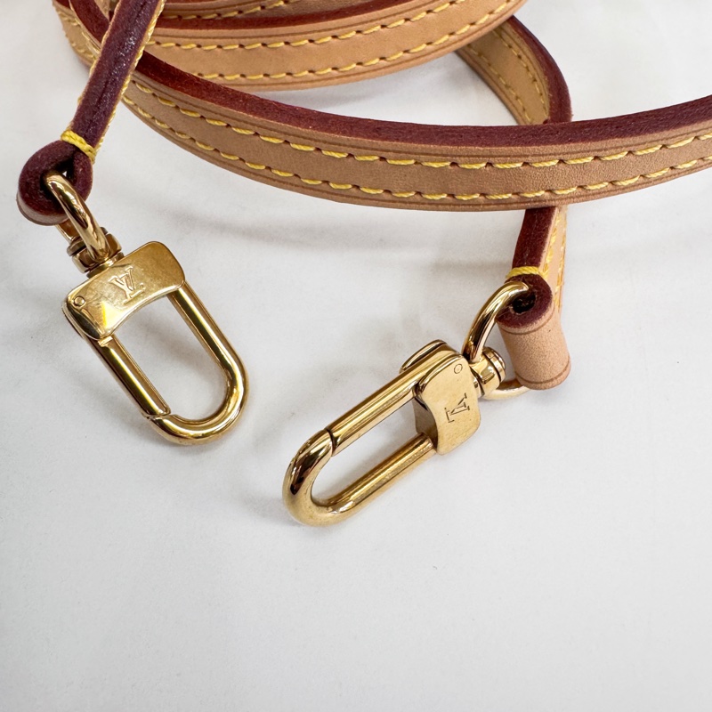 LV Alma BB 老花金釦貝殼包 晶片款-14