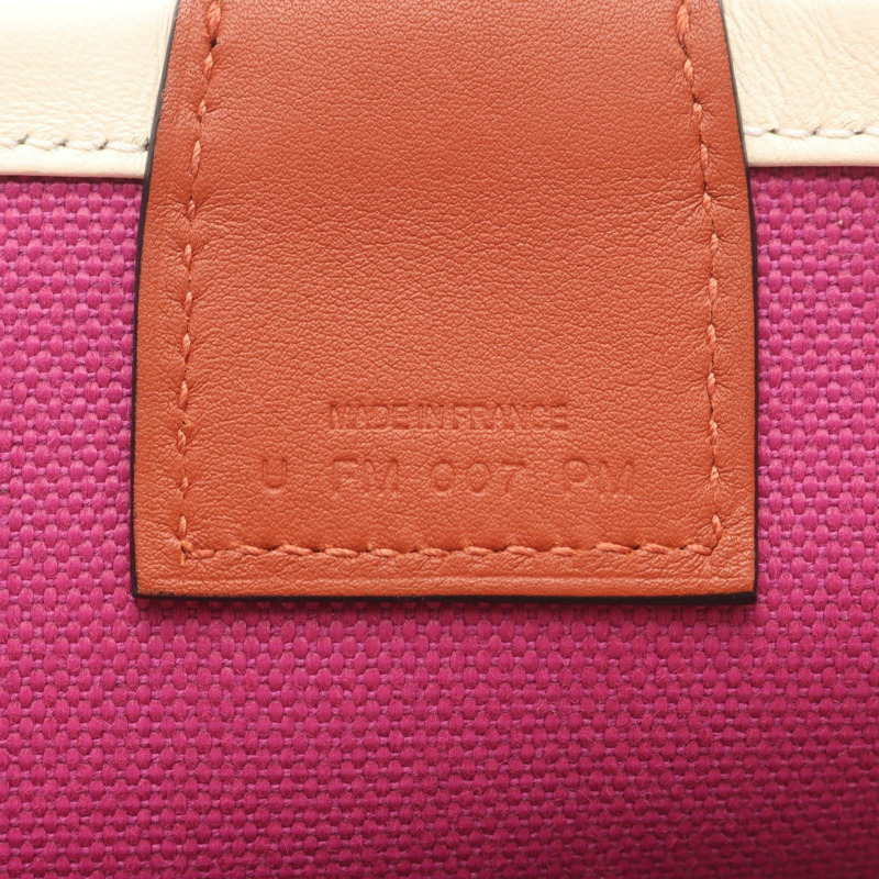 愛馬仕 Steeple 25 手提包 U Toile Military Swift 皮革玫瑰紫銅色-4