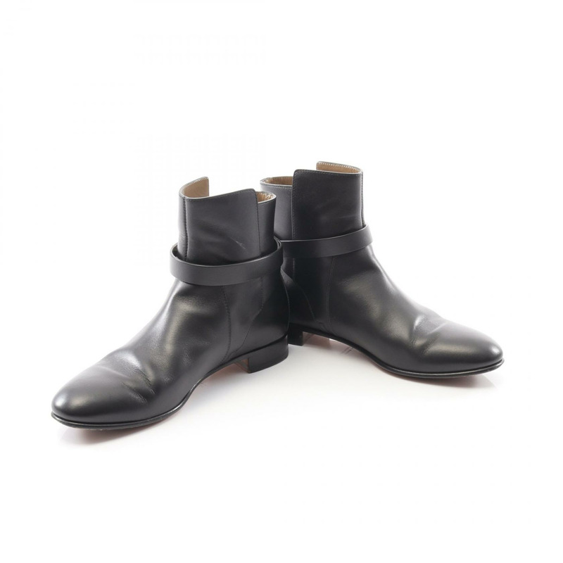 愛馬仕 Neo 短靴 #37 皮鞋 黑色 二手 女款-2