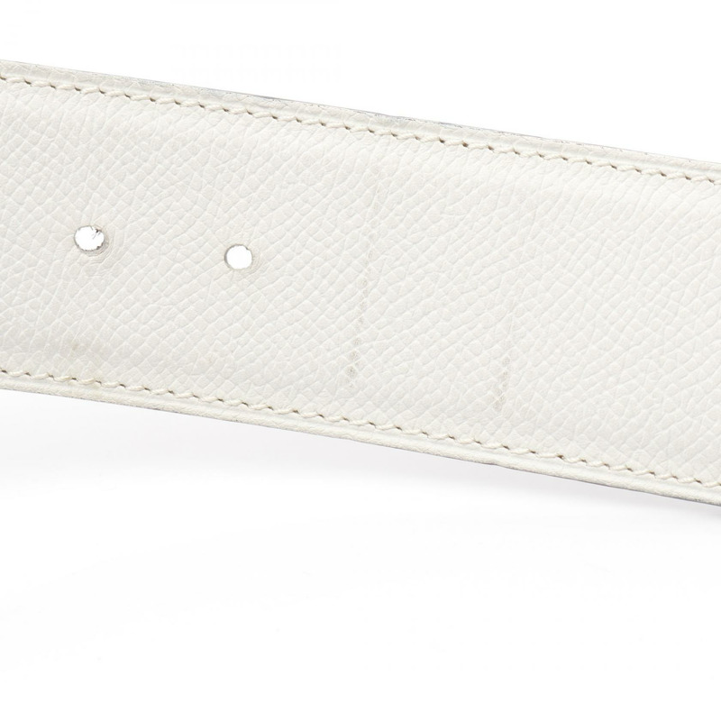 愛馬仕 Constance H 雙面腰帶 O 愛普生小牛皮 灰褐色 SHW-6