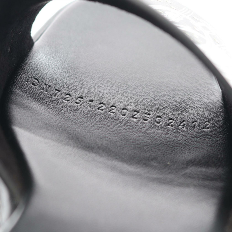 愛馬仕 Kervera 35 涼鞋 #38 鞋跟 H251220Z02350 黑色皮革二手女鞋-6