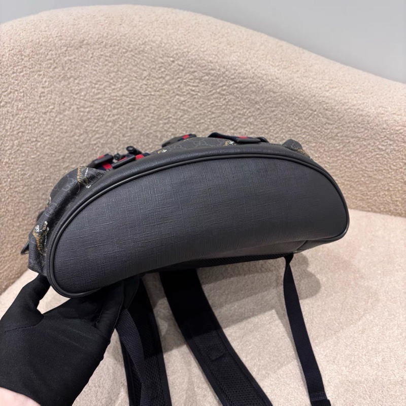 Gucci • 限量孟加拉虎黑色老花後背包-7