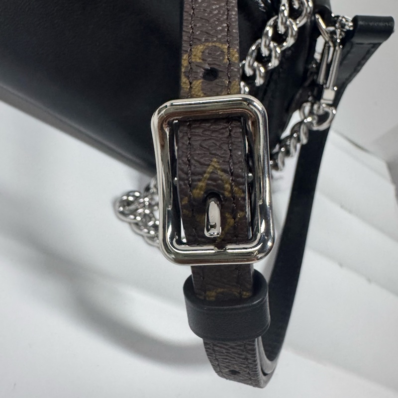 Pochette vibe 黑武士羊皮 鏈條包 羊皮腋下包 胸包 腰包-2