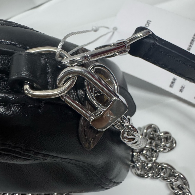 Pochette vibe 黑武士羊皮 鏈條包 羊皮腋下包 胸包 腰包-4