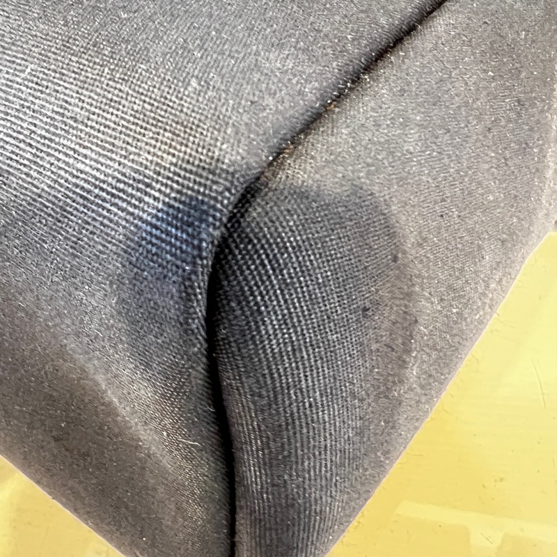 Hermes 黑帆布拼黑牛皮Herbag31銀扣手提斜背包-7