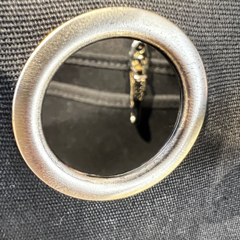 Hermes 黑帆布拼黑牛皮Herbag31銀扣手提斜背包-20