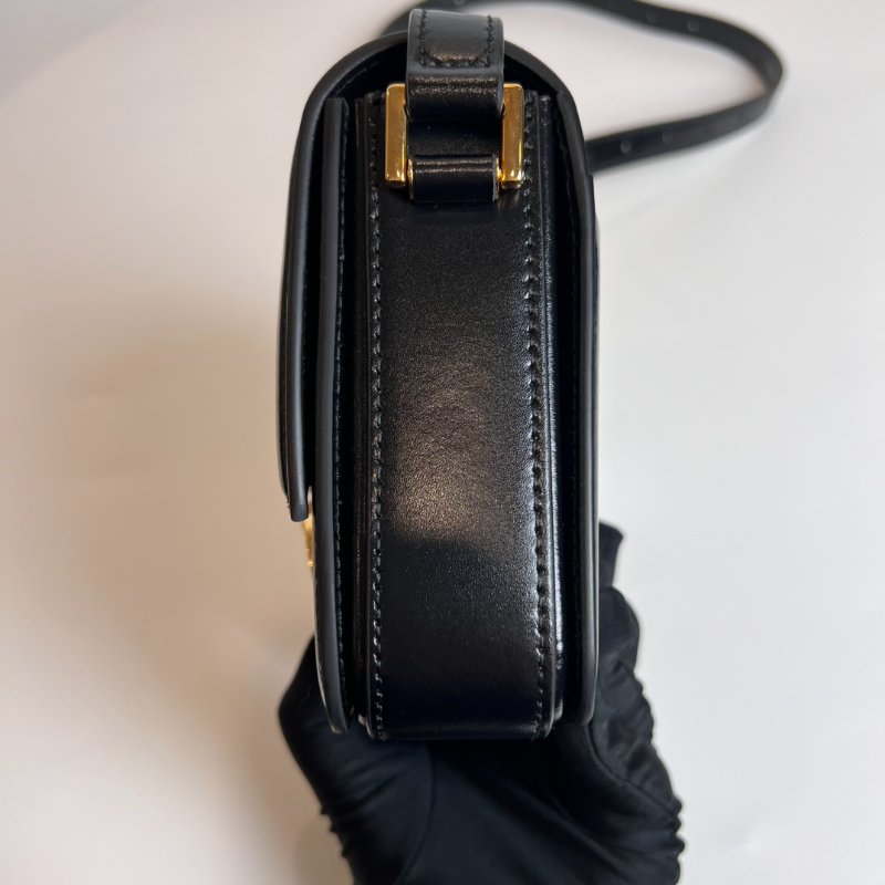 全新品 BALENCIAGA 828522 黑新版Hourglass肩背包小號-2