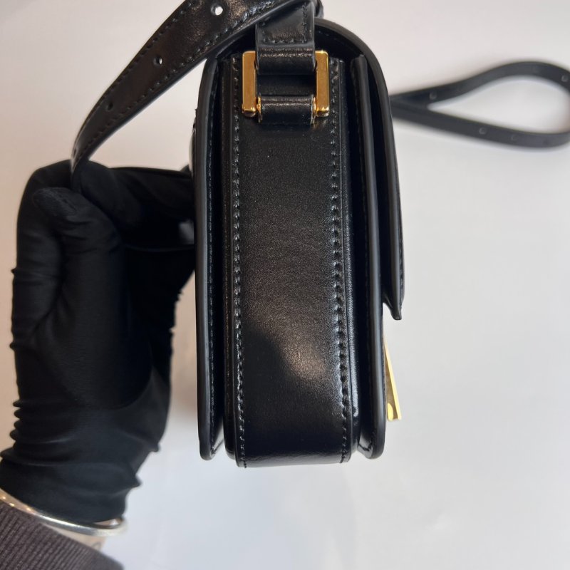 全新品 BALENCIAGA 828522 黑新版Hourglass肩背包小號-3