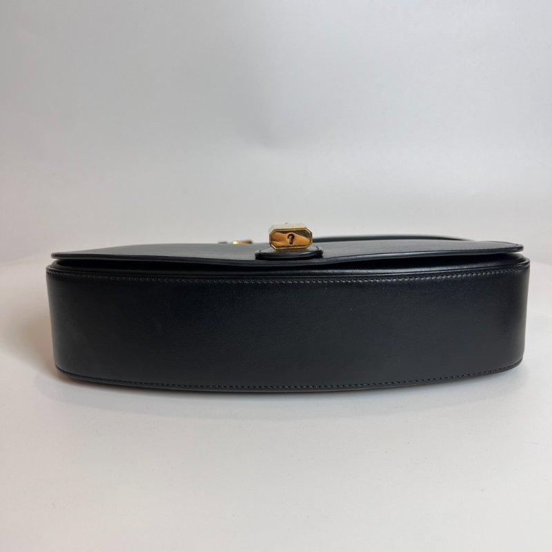 CELINE 黑牛皮鎖頭包-2