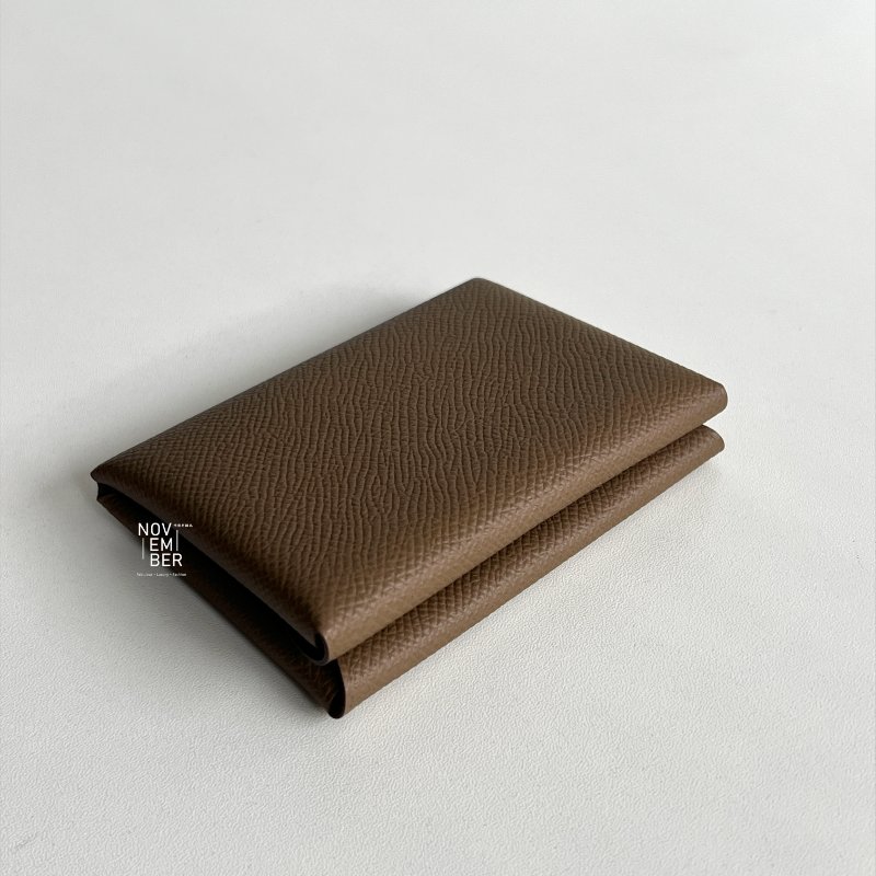 全新🤎 Hermès 愛馬仕 Calvi Duo 大象灰-3