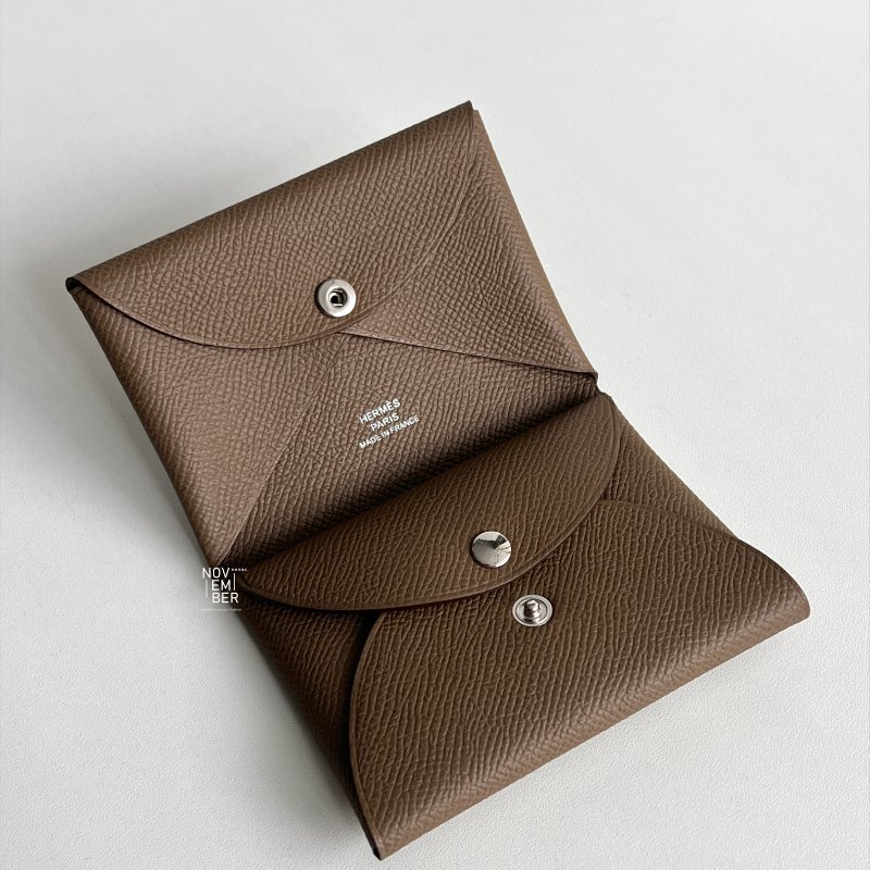 全新🤎 Hermès 愛馬仕 Calvi Duo 大象灰-4