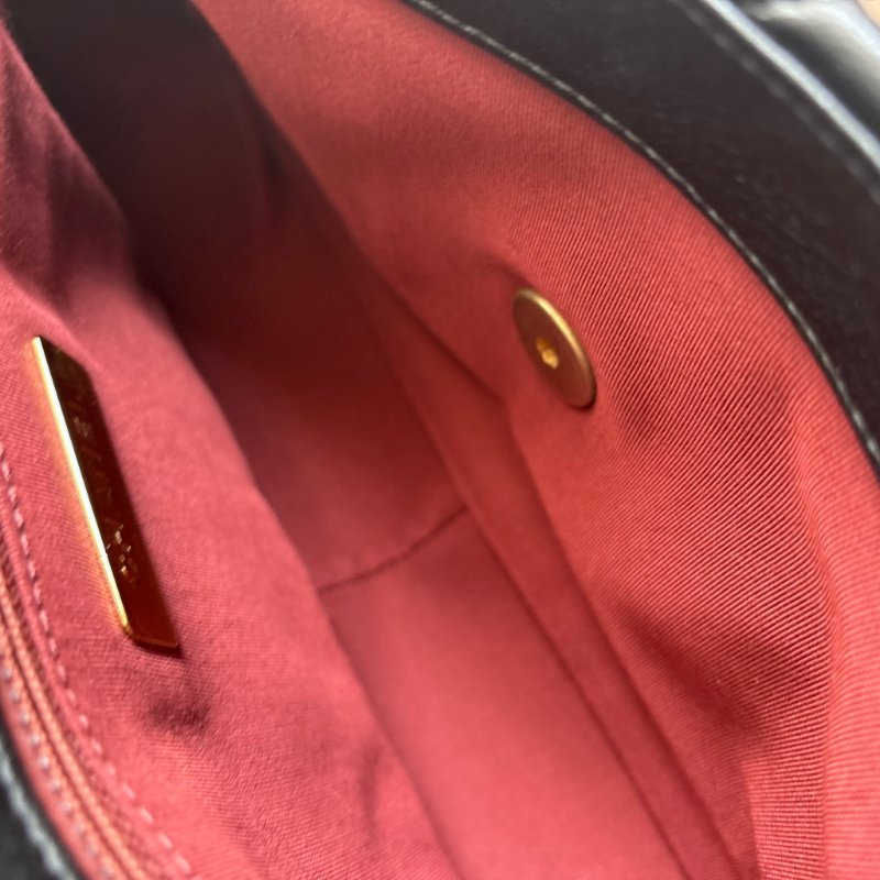 ::CHANEL:: 19 金釦 26公分 小款 手提包 斜背包 鏈包-14