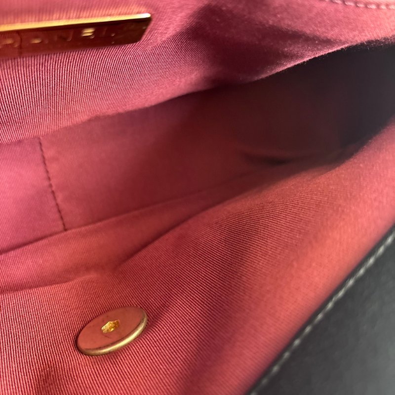 ::CHANEL:: 19 金釦 26公分 小款 手提包 斜背包 鏈包-15