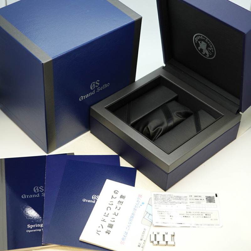 精工 Grand 9R66-0BL0 SBGE281 海軍藍錶盤男士腕錶-1