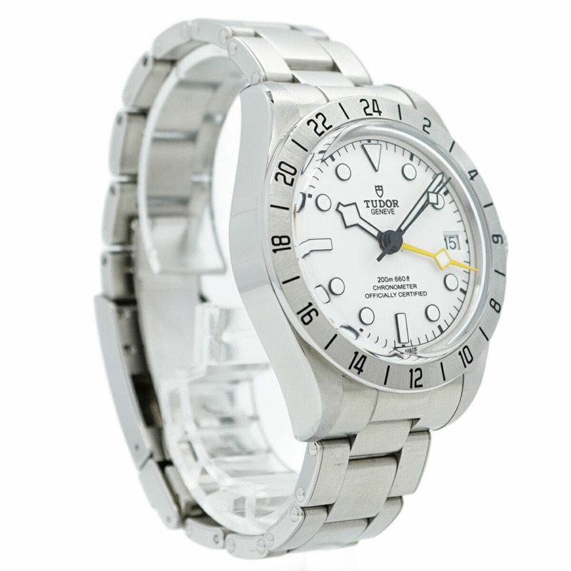 帝舵碧灣系列 79470 銀色錶盤男士腕錶-3