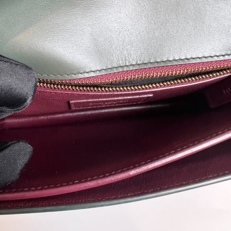 YSL 532750 綠信封鍊條包-5