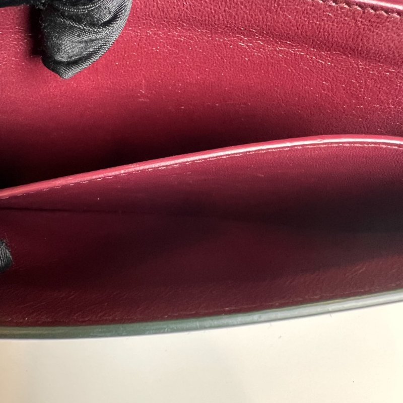 YSL 532750 綠信封鍊條包-7