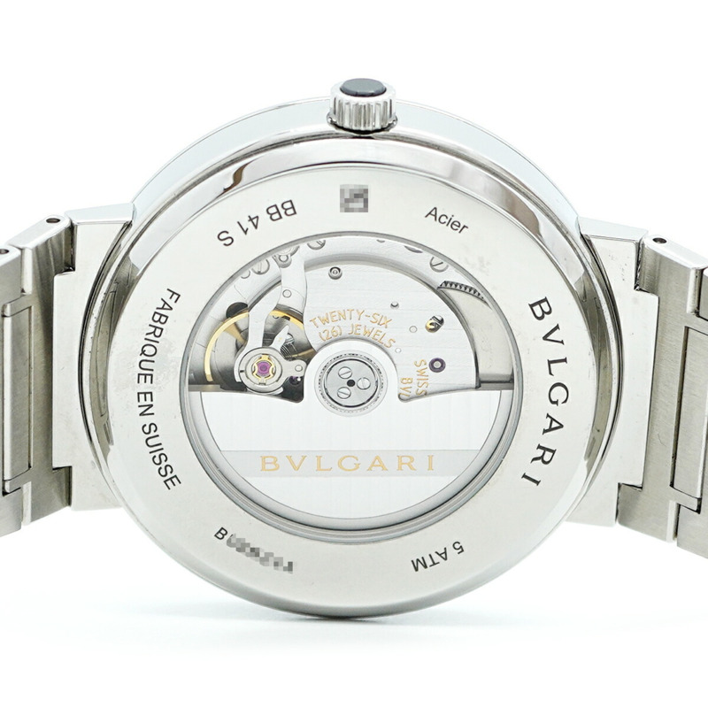 寶格麗 BB41S 藍色錶盤男士腕錶-5