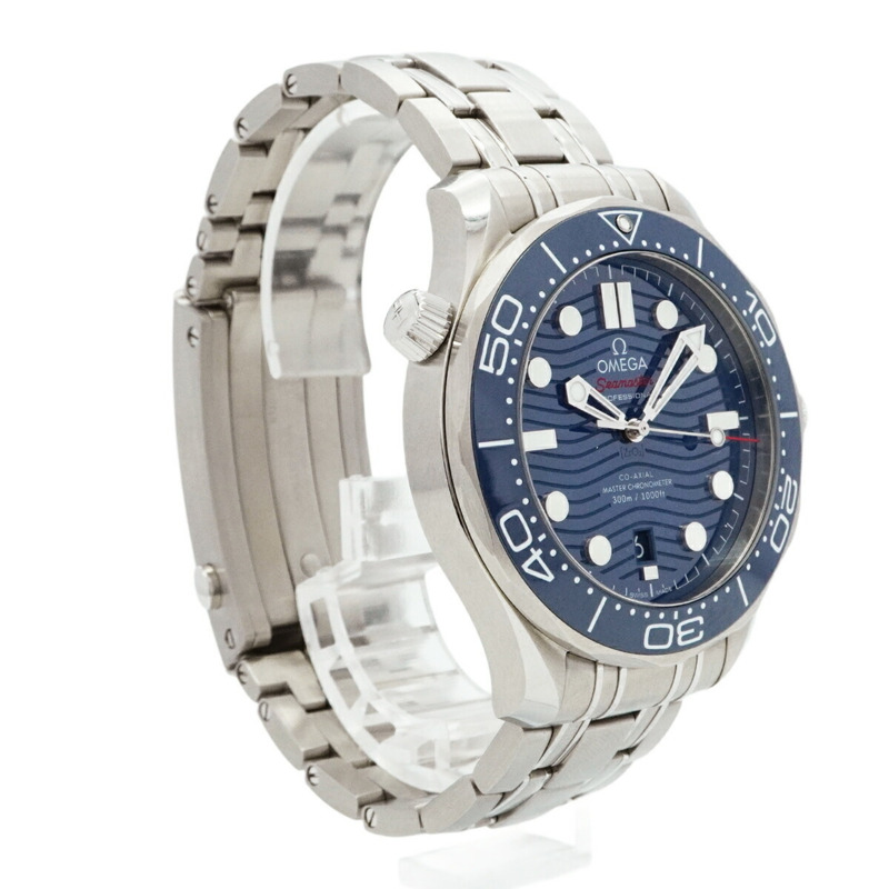 歐米茄海馬系列 210.30.42.20.03.001 藍色錶盤男士腕錶-3