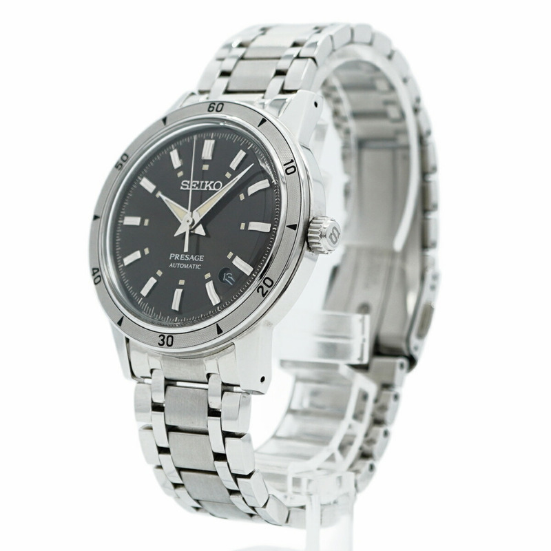 精工 Presage 4R35-06H0 SARY249 棕色錶盤男士腕錶-2