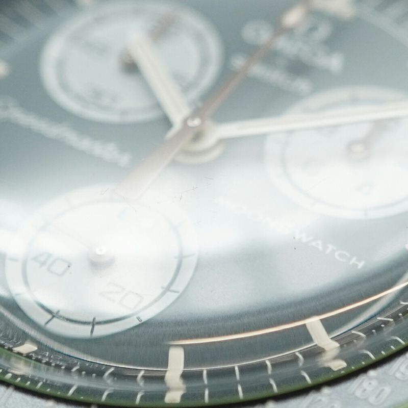 Swatch x Omega 地球任務 S033G100 海軍藍錶盤男士腕錶-6