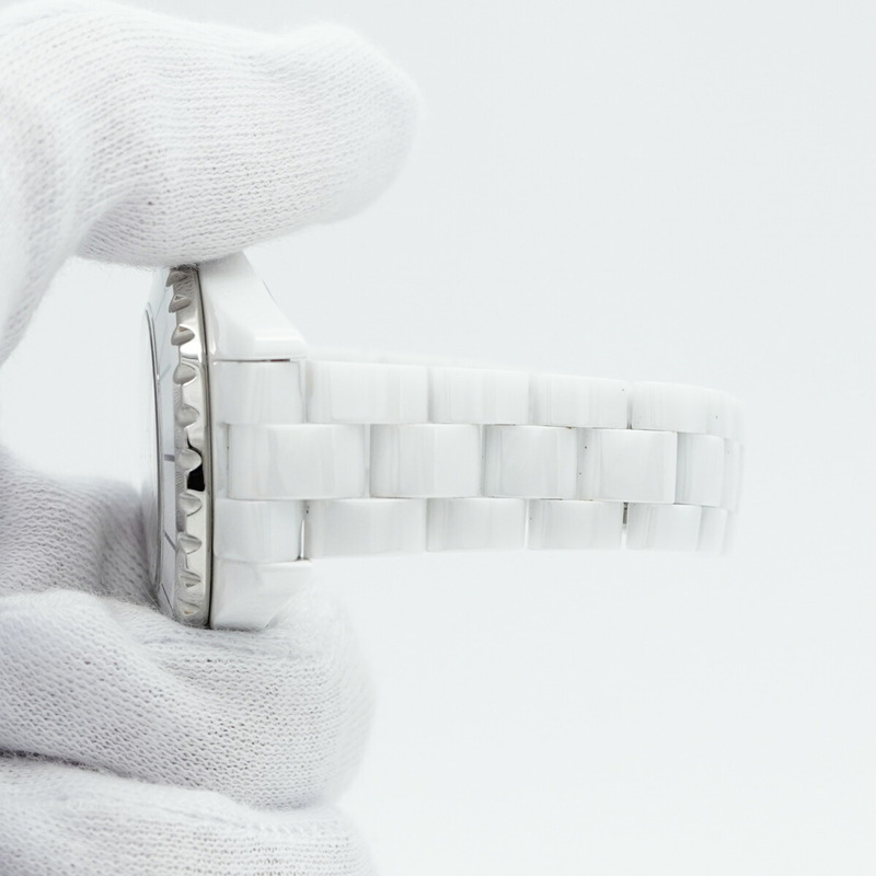 香奈兒 J12 H2422 白色錶盤女錶-6