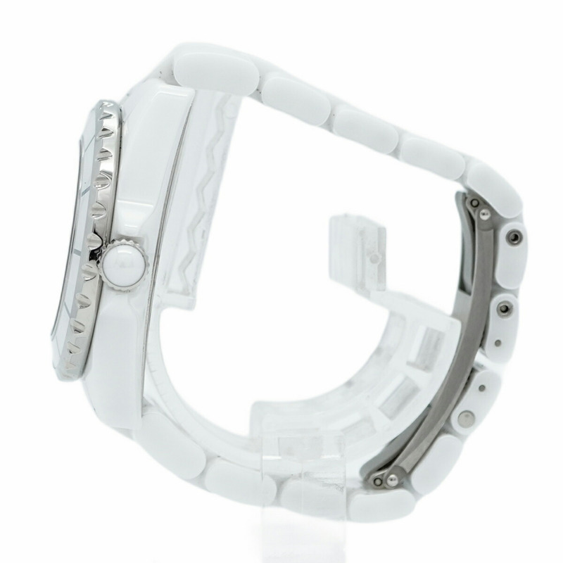 香奈兒 J12 H2422 白色錶盤女錶-8