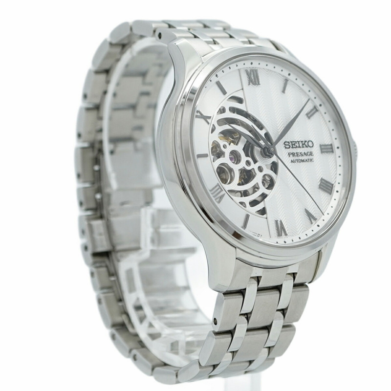 精工 Presage 4R71-00E0 SARY251 白色錶盤男士腕錶-3